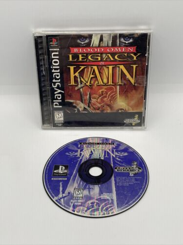 New ListingBlood Omen Legacy Of Kain (Sony PlayStation 1 PS1 1996) Black Label Complete CIB