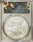 2020 American Silver Eagle Coins PCGS-MS70 HAPPY HOLIDAYS
