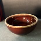 Vintage McCoy USA Brown Drip Glaze Cereal Soup Or Snack Bowl 5” Heavy Duty