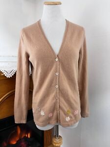 Pure Collection 100% Cashmere Cardigan Sweater ~ US 8/10