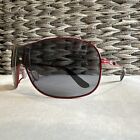 Oakley Women’s Collected Sunglasses Maroon Red Frame Grey Lenses