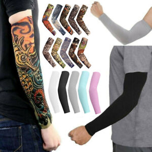 Tattoo Cooling Arm Sleeves Moisture-Wicking Breathable Sun Protect for Men Women