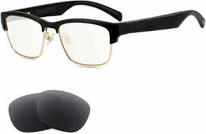 Smart Glasses Bluetooth-Audio Glasses for Men Women with Built-In Mic Blue Light