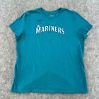 Seattle Mariners Shirt Womens XL Blue Teal #11 Edgar Martinez Swoosh Logo Nike