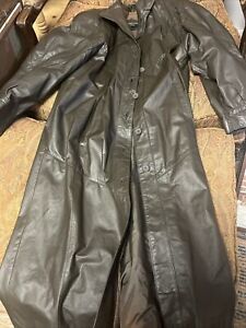 Vintage Pelle Leather Trench Coat