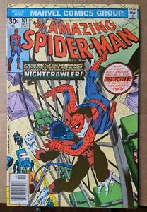 The Amazing Spiderman #161 October 1976 Nightcrawler Punisher SEE PICS