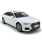 1/18 Audi A6L Model Car Diecast Toy Vehicle Gift Toys for Kids with Light White