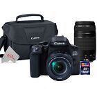 Canon EOS 850D / Rebel T8i DSLR Camera + Canon 18-55mm + 75-300mm Lens Kit