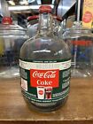 VINTAGE COCA COLA / COKE 1 GALLON FOUNTAIN SYRUP BOTTLE JUG SIGN CRATE CARRIER