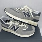 New Balance 574 U574KBR Mens Gray Lifestyle Sneakers Shoes Size 9D Worn Once