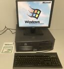 VINTAGE Windows 95 Desktop Pentium 4 1.4GHz 128MB 16GB CF Floppy LCD Keyboard
