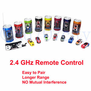NEW 2.4 GHz Multicolor Coke Can Mini Speed RC Remote Control Toy Car Xmas Gift