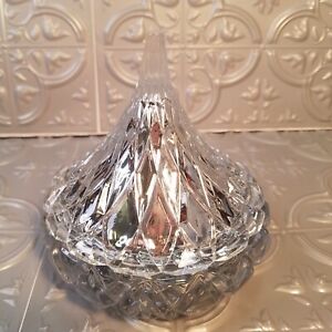 Hershey's Kiss Shannon Crystal, Godinger, Mirrored Dish Candy Trinkets