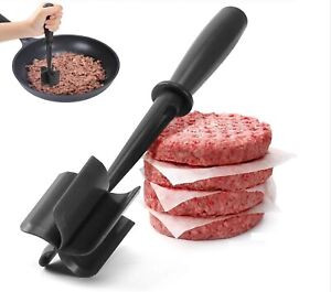 Meat Hamburger Chopper Heat Resistant Utensil Ground Beef Potato Masher Spatula