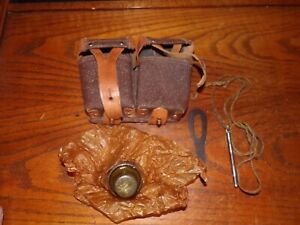 Original Mosin Nagant Pouch, Screwdriver Tool, Oil Bottle & Pull Through rope