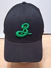 New ListingBrooklyn Brewery Hat Cap Flexfit L-XL Black Green B Logo New York NY Beer