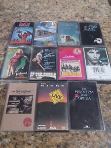 classic rock cassette tape lot 11 Tapes