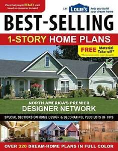 Lowe's Best-Selling 1-Story Home Plans (Lowe's) - Paperback - GOOD