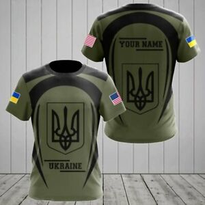 Personalized Ukraine USA Stand With Ukraine Shirt