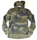 American Rag Jacket Mens Size Small Cortez Camo Bomber  Hooded Green