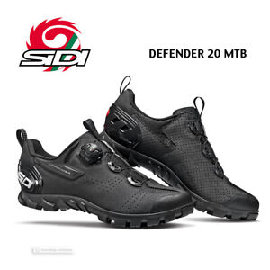Sidi DEFENDER 20 MTB Outdoor Mountain Bike Shoes : BLACK - NEW iN BOX!