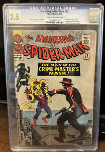 Amazing Spiderman 26 CGC 2.5 Early Green Goblin 1st Crime Master Affordable CGC