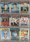 AWESOME lot of 500+ 1986 TOPPS  baseball cards with STARS and HALL of FAMERS!
