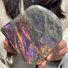 3.08LB Top Labradorite Crystal Stone Natural Rough Mineral Specimen Healing