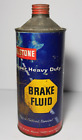 1950s Vintage PRESTONE EVEREADY CONE TOP CAN BRAKE FLUID GAS CONE TOP OIL CAN