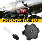 Universal Black Tank Gas Fuel Cap For Suzuki Honda Motorcycle Kawasaki Car Parts (For: Triumph Thruxton 900)