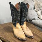 Green Cowboy Boots Nocona size 12D vintage and worn needs sole work. View images