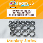 HPI Nitro RS4 Sport, RS4 Mini, RS4 Rally - 16 Pcs Rubber Sealed Bearings Kit