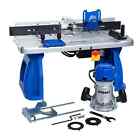 Fixed Corded Router w/ Table 12amp Power Tools Grey/Blue Aluminum Base