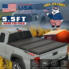 5.5 5.7FT FRP Hard Tri-Fold Tonneau Cover Truck Bed for 2022-2024 Toyota Tundra (For: 2024 Toyota)