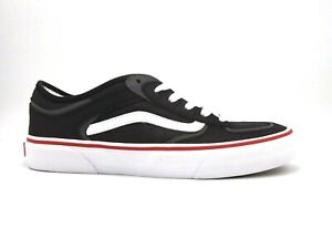 Vans Rowley pro Classic Men's Skate Shoes Size 7, 8, Black White Red VN0A5KQTBWT