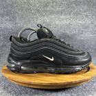 Nike Air Max 97 921826-015 Men's Shoes Size 8 Black Terry Cloth Sneakers