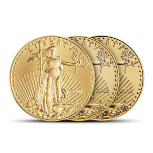 1/10 oz American Gold Eagle Coin (Random Year)