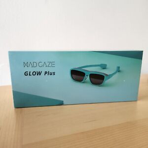 MAD GAZE GLOW PLUS: Augmented Reality Smart Glasses (Brand New, Aqua Color)