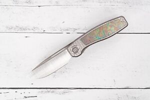Brown Knives – Mini FSD-I – White Timascus Inlay – Style 5 – MagnaCut Blade