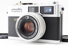 New Listing[MINT] MINOLTA Hi-Matic E Rangefinder 35mm Film Camera 40mm F1.7 From JAPAN