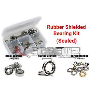 RCScrewZ Rubber Shielded Bearing Kit tam005r for Tamiya TRF414M #49175