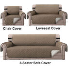 1 2 3 Seater Quilted Sofa Couch Cover Pad Slipcover Protector Waterproof Pet Mat