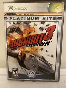 Burnout 3: Takedown (Microsoft Xbox, 2004) Complete With Manual Quick Ship