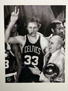 Larry Bird signed 11x14 autographed photo PSA/DNA Authenticated