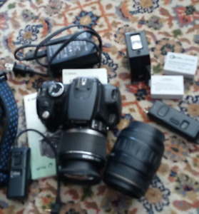 Canon EOS Digital Rebel XT / EOS 350D 8.0MP Digital SLR Camera - Black (Kit...