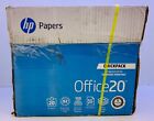 HP Printer Paper Office 20lb, 8.5x11, Quickpack Case, 2500 Sheets, No Ream Wrap