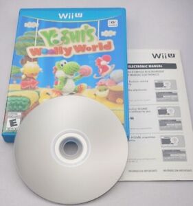 Yoshi's Woolly World - Nintendo Wii U 2015 - With Case & Electronic Manual