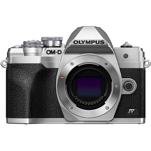 Olympus OM-D E-M10 Mark IV Mirrorless 20.3MP Camera (Silver)