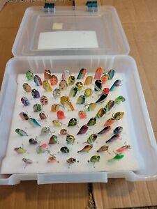 Huge lot of Trolling Spoons, approx. 65 total including tackle box