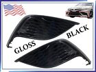 For 2021-2023 Toyota Camry XSE SE Fog Cover Front Bumper Left Right Set Gloss (For: 2021 Toyota Camry SE)
